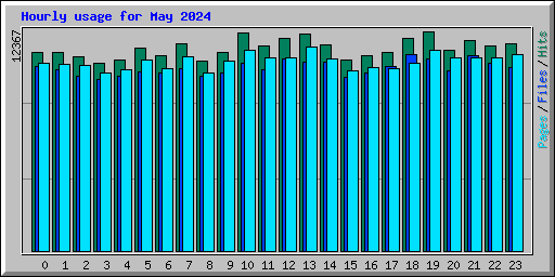 Hourly usage for May 2024